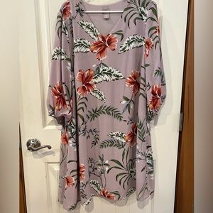 Never Worn Chico’s Tropical Floral Dress - Size 14